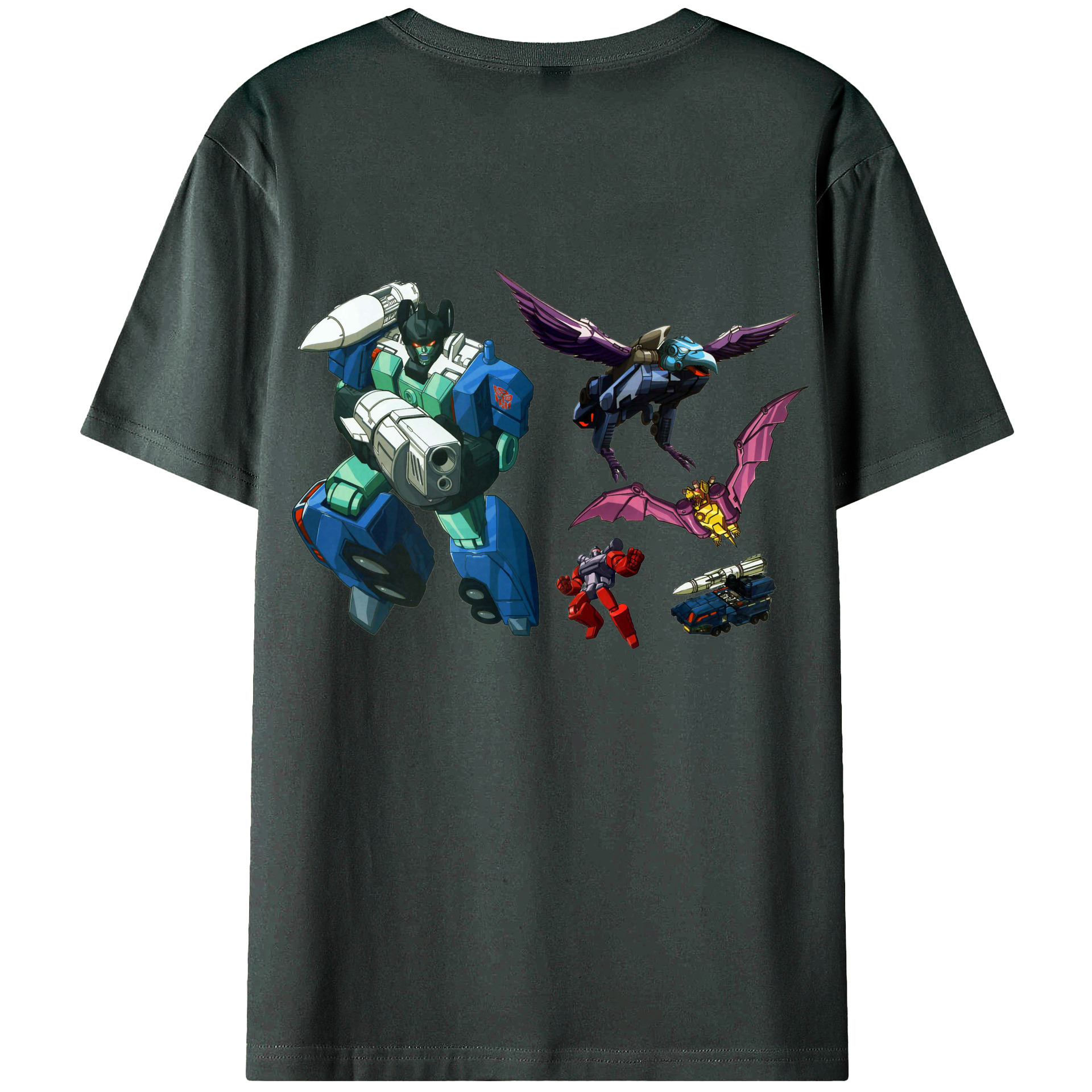 （画像用）  綿100％ メンズ半袖Tシャツ（バックプリント） 通気性
